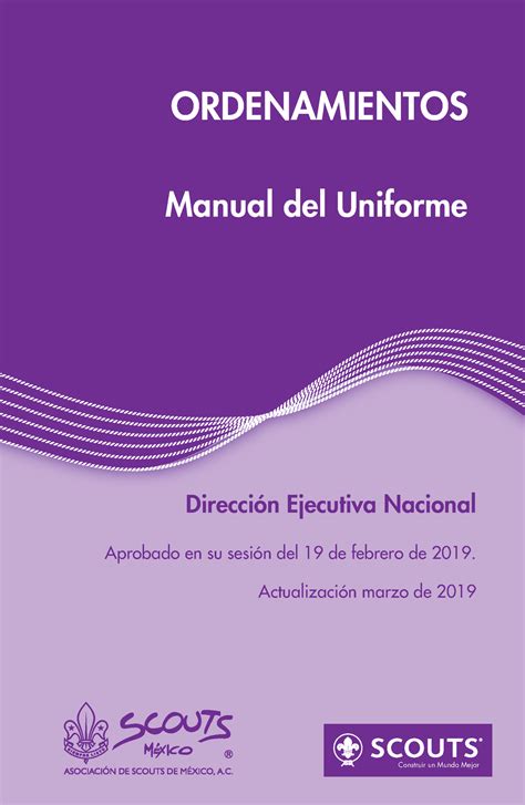 01 Manual Del Uniforme Actualizado 19 De Marzo Construir Un Mundo