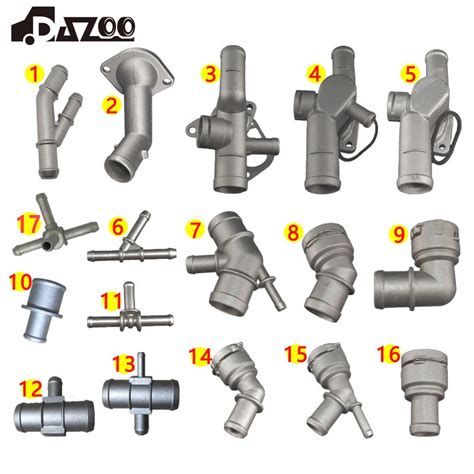 Conector De Tubo De Agua Para Radiador Accesorio De Manguera De Refrigerante De Aleaci N De