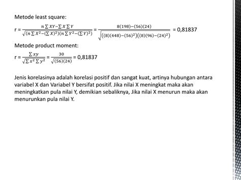 Ppt Regresi Linier Sederhana Dan Korelasi Powerpoint Presentation