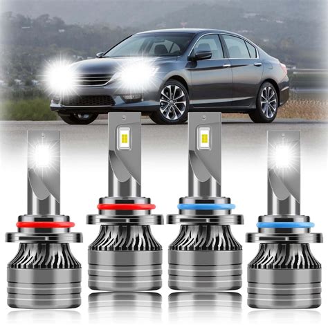 Amazon 9005 HB3 High Beam 9006 HB4 Low Beam LED Headlight Bulbs