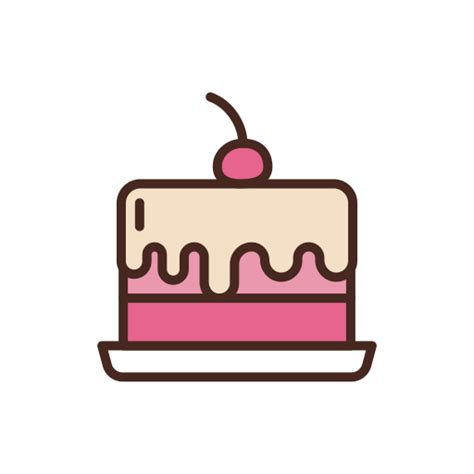 Cake Generic Outline Color Icon