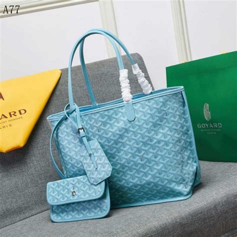 Gro Handel Goyard Classic Chevron St Louis Pm Totes Himmelsblaue