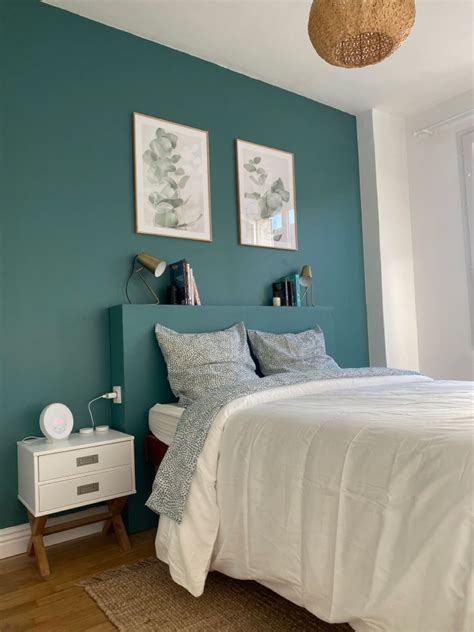 Chambre Vert Meraude En Decoration Chambre Bleue Id E Chambre