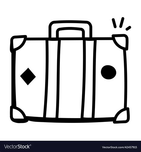 Suitcase Royalty Free Vector Image - VectorStock