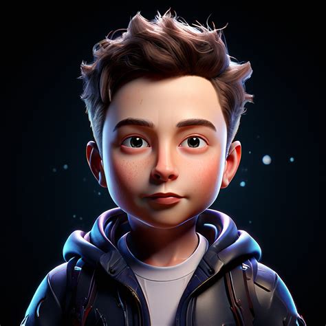 Elon Musk's face reimagined as a young boy by sanket - Playground