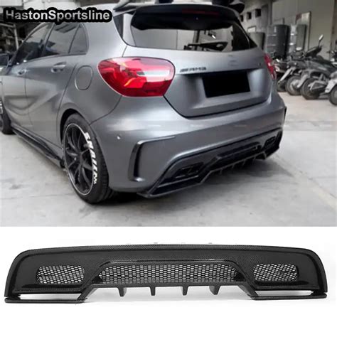 Carbon Fiber Rear Diffuser For Mercedes Benz A Class W176 A250 A260 A45