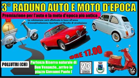 Raduno Auto E Moto D Epoca Chiaro Quotidiano