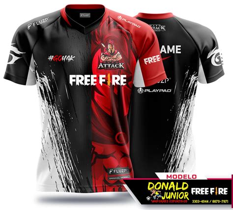 Camisas Free Fire Malha Dri Fit Impress O Digital Contato