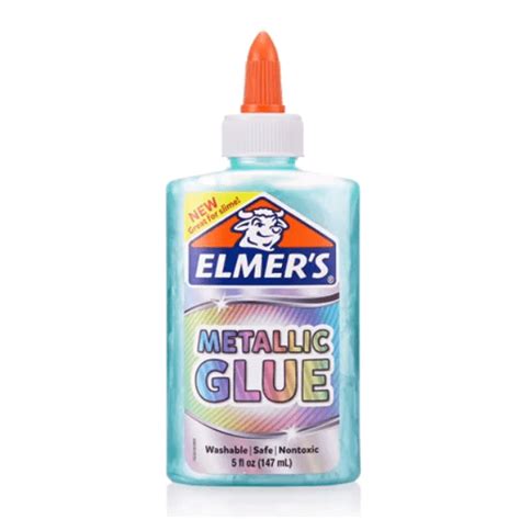 Elmers Metallic Glue Бирюзовый 147 мл. - Оригинальный клей Элмерс