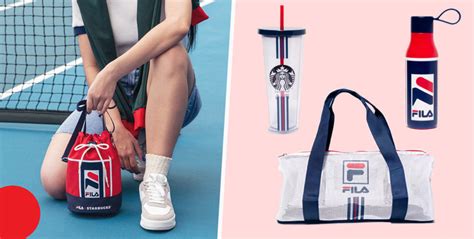 Starbucks X Fila Are Launching A Collab With Drinkware Bags