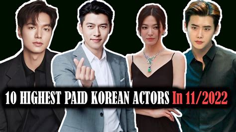 top  highest paid korean actors     youtube