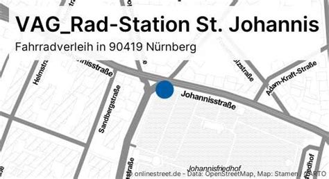 VAG Rad Station St Johannis Johannisstraße in Nürnberg St Johannis