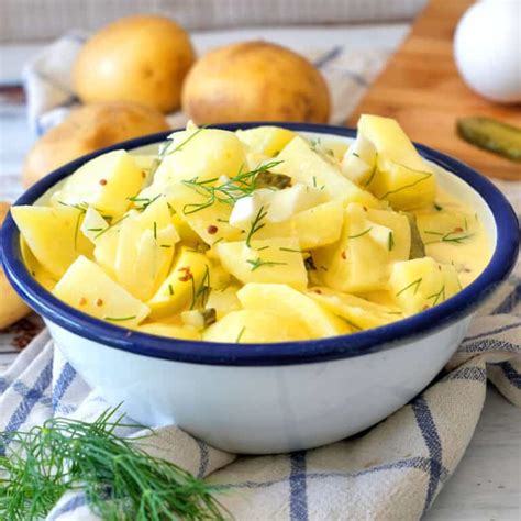 German Potato Salad With Cucumber My Dinner