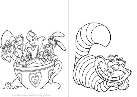 Desenho Para Colorir Alice No País Das Maravilhas - Fazendo a Nossa Festa - Colorir: Alice no País das Maravilhas ...
