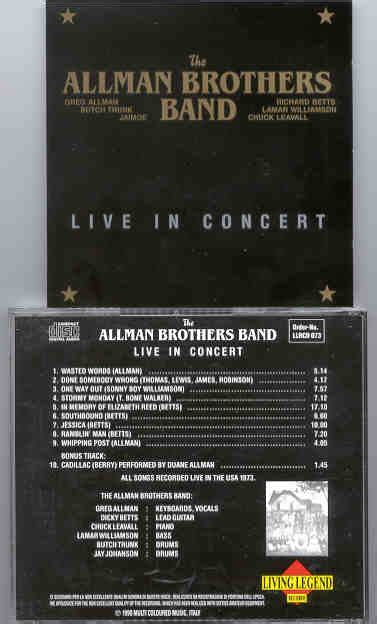 allman brothers band   concert usa  living legend