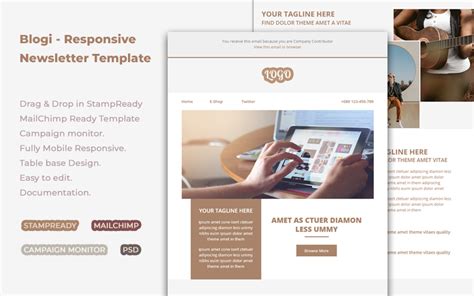 Redon - Responsive Email Newsletter Template