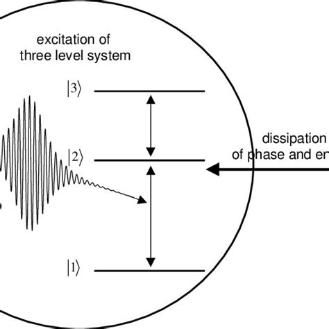 System considered within the used density matrix formalism. The ...