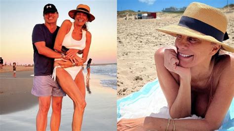 Nequi Galotti En Punta Del Este Bikini Blanco En El Atardecer Y Enamorada