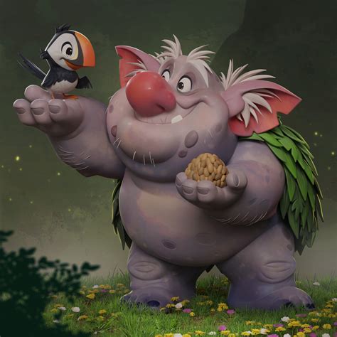 The Troll & the Puffin - Finished Projects - Blender Artists Community