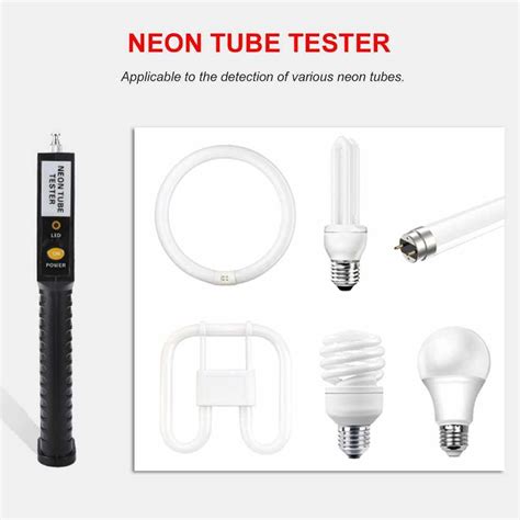 Best Seller Portable Neon Tester Handheld Neon Tube Tester Lamp