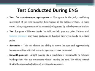 Electronystagmography Pptx