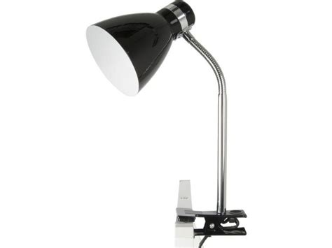 Lampe en métal à clipser study noir Conforama