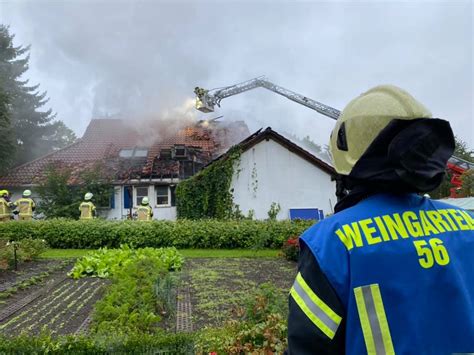 Gro Brand Freiwillige Feuerwehr Weingarten