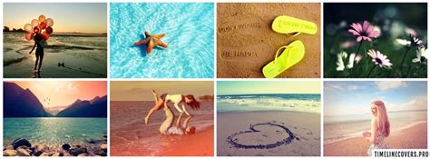 Summer Collage Facebook Cover Photo