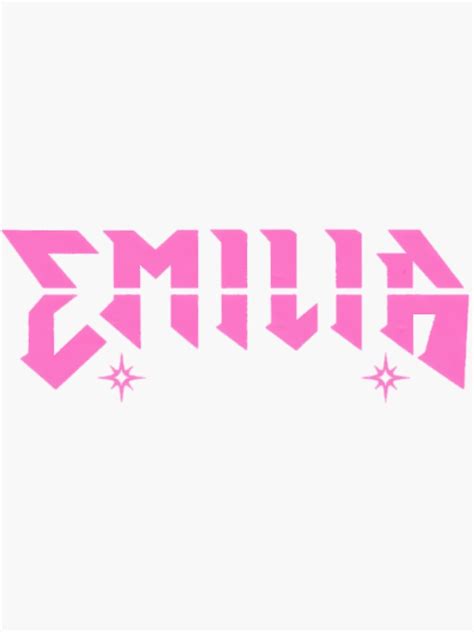 Emilia Mernes Merch Sticker For Sale By Fashionsannabe Redbubble