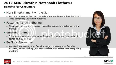 Details On Amds Ultrathin Nile Platform Revealed Netbook Choice