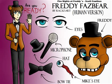 Freddy Fazbear Human Version Fnaf By Racso Art By Racsoart On Deviantart