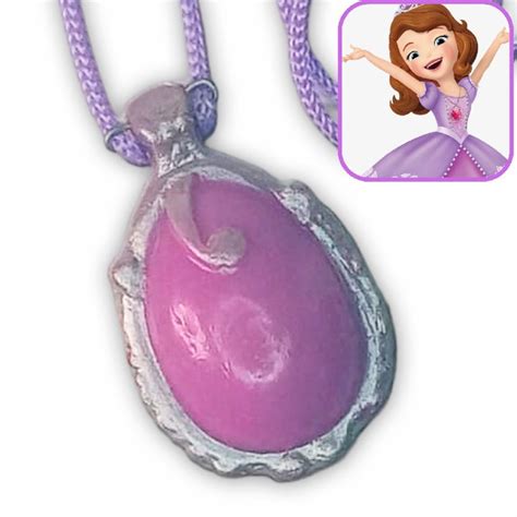 Colar Princesa Sofia - Colar Criança Presente Princesa Sofia Biscuit + Brinde | Elo7