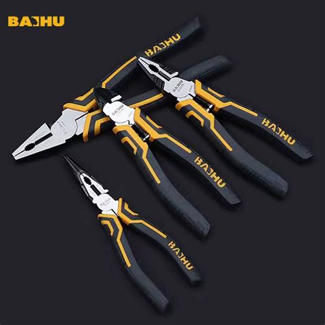 6 7 8 Inch Original Cr V Steel Heavy Duty Pliers Set Multifunction Wire Stripper Plier For