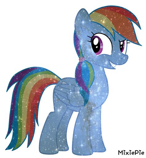 Mlp Rainbow Dash Galaxys Power By Mixiepie On Deviantart My Little