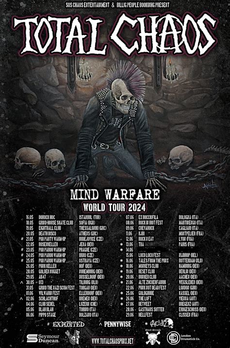 Total Chaos gehen 2024 auf World-Tour - AWAY FROM LIFE