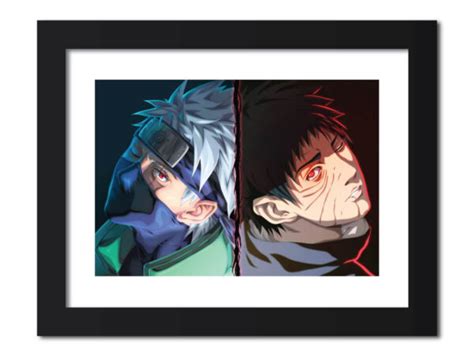 Sasuke Uchiha And Naruto Anime Painting Tenorarts