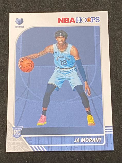 Lot Mint 2019 20 NBA Hoops RC Ja Morant Rookie 297 Basketball Card