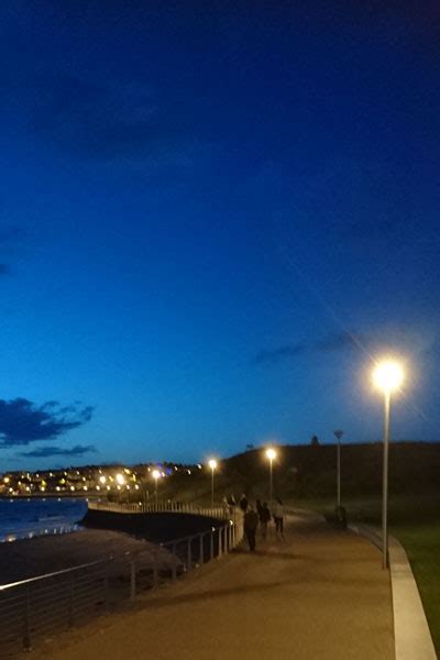 West-Beach-Promenade-at-Night - Beach Corner House - Portrush