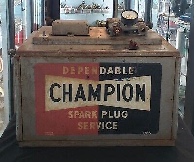 Vintage S Dependable Champion Spark Plug Tester Service Ga