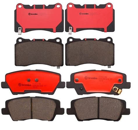 Brembo Front And Rear Ceramic Brake Pad Set Kit For Cadillac ATS