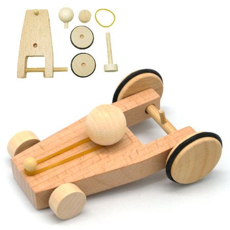 Rubber Band Race Car Instructions