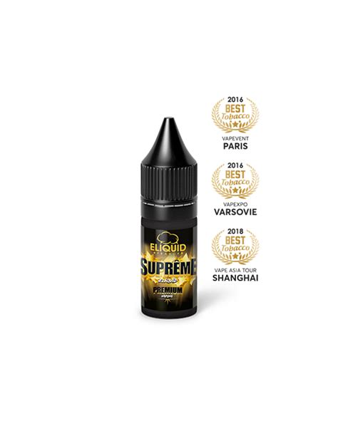 E LIQUIDE SUPREME 10ml ELIQUID FRANCE Royalcig Spécialiste de l e