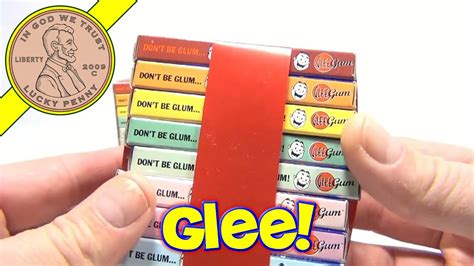 Glee Gum Sweet Stack And Mini Boxes Of Glee Gum Youtube