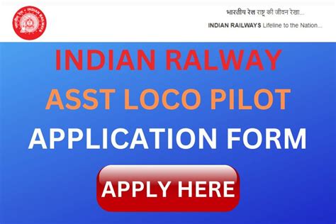 Rrb Alp Recruitment 2024 Notification Application Form Apply Online