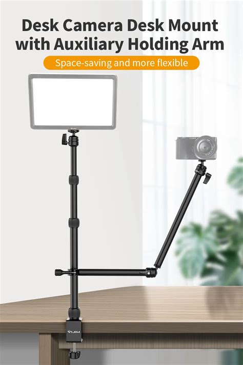 Ulanzi Ls Desk Mount Stand Ith Flexible Auxiliary Holding Arm