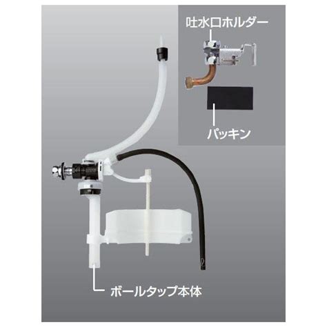 商店 ドールストアlixil リクシル Inax 長穴隅付タンク用マルチボールタップ Pk Tf 21b