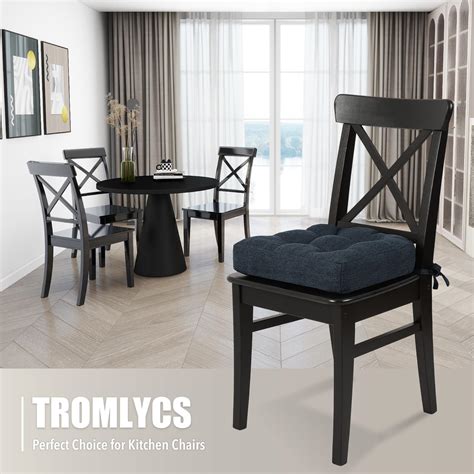 Tromlycs Chair Cushions For Dining Chairs Memory Foam Kitchen Chair