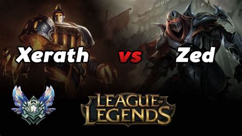 League Of Legends Xerath Vs Zed Preseason 6 Diamond Gameplay Youtube