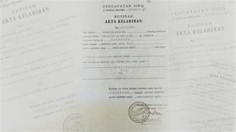 Ini Lho Syarat Membuat Akta Kelahiran Info Blitar