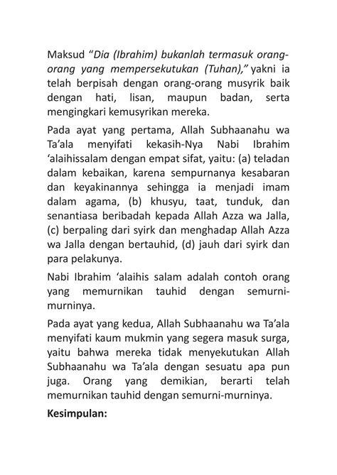 Mulakhosh Syarh Kitab Tauhid Pdf